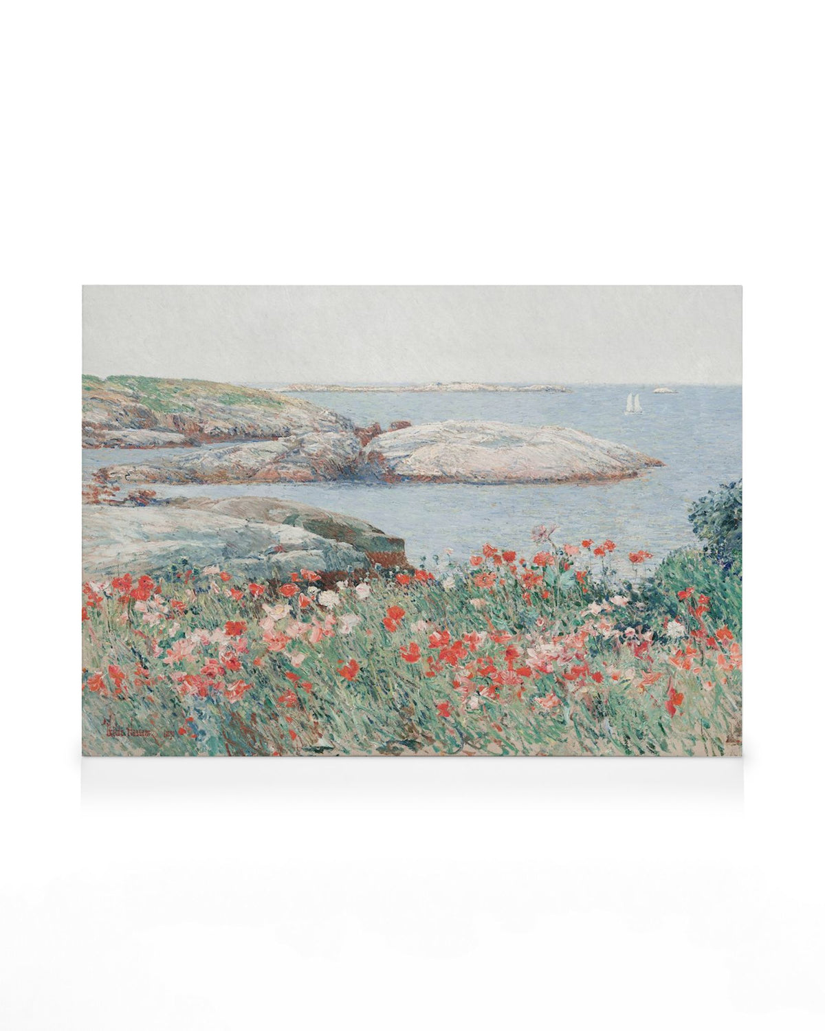 Frederick Childe Hassam - Poppies on the Isles of Shoals Canvas