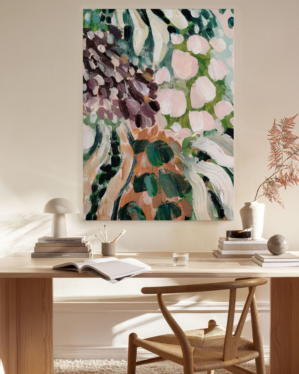 Acrylic Garden No2 Canvas print