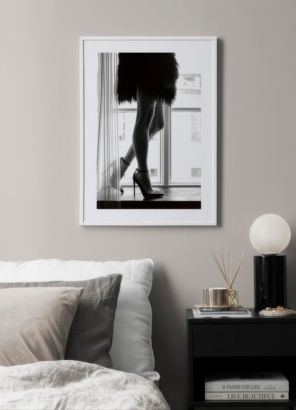 Heels In The Window Print