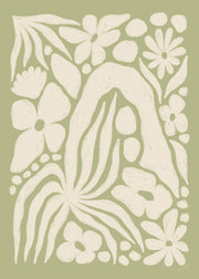 Hanna KL - White Garden Print