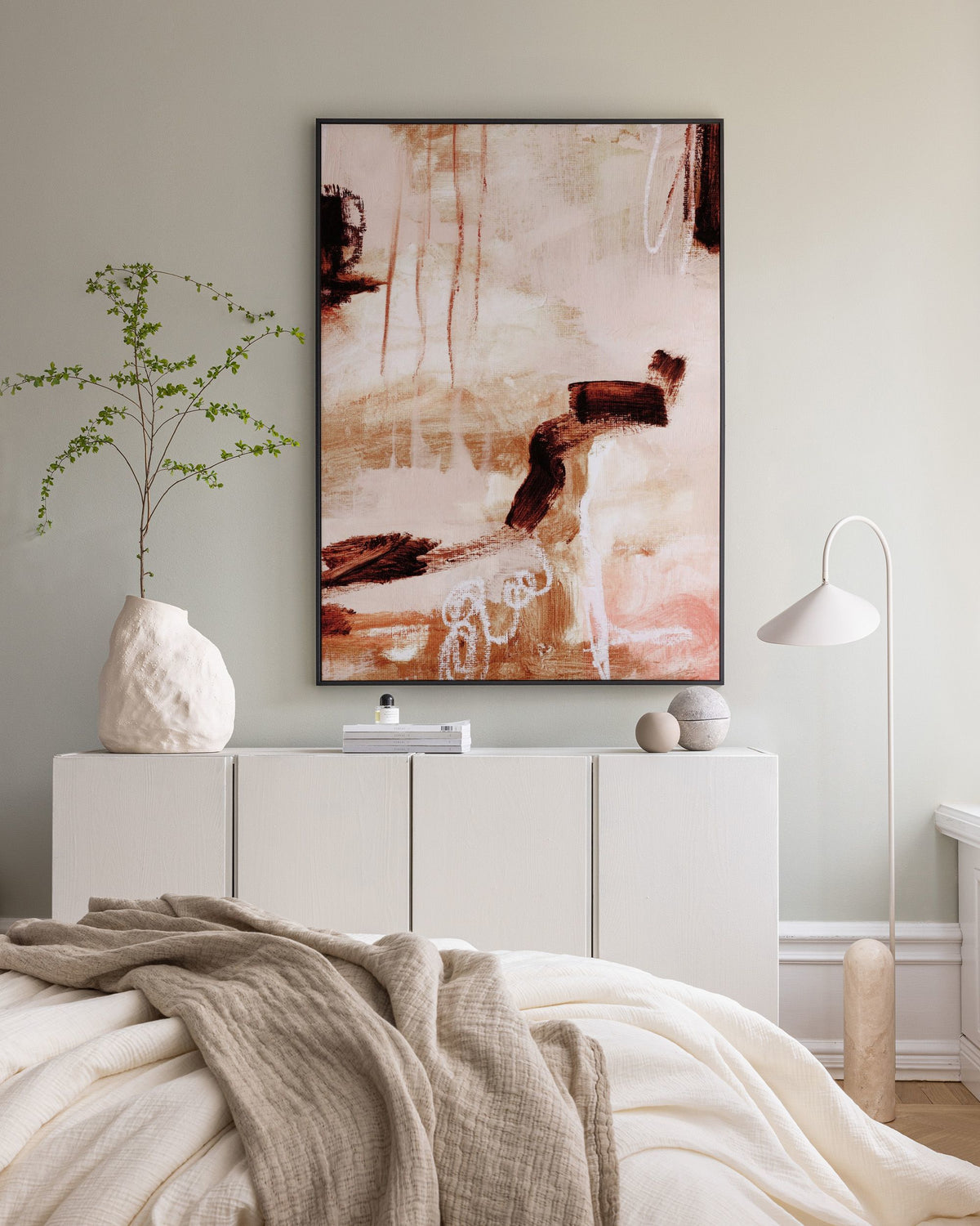Grounded Thoughts No1 Canvas print