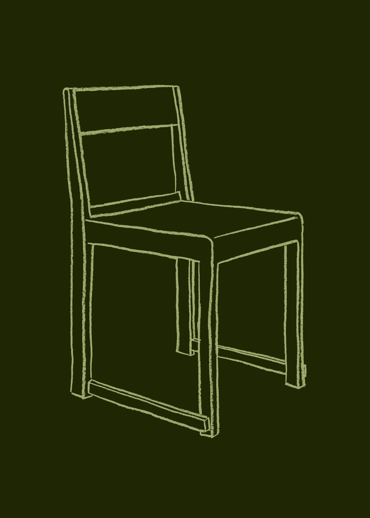 Chair Illustration Print