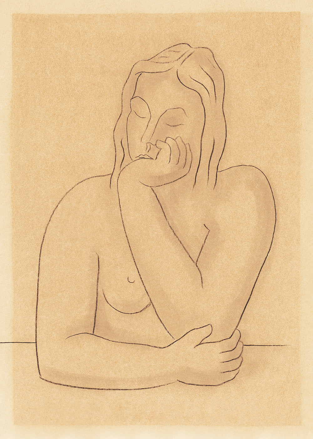 Mikuláš Galanda - Seated Print