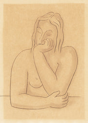 Mikuláš Galanda - Seated Print