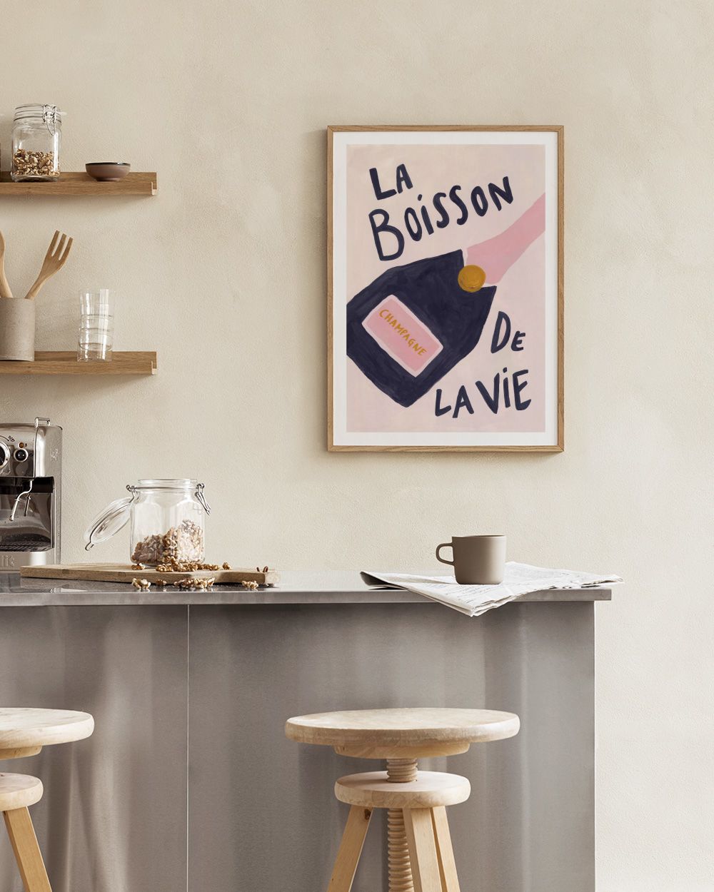 La Boisson de la Vie Print