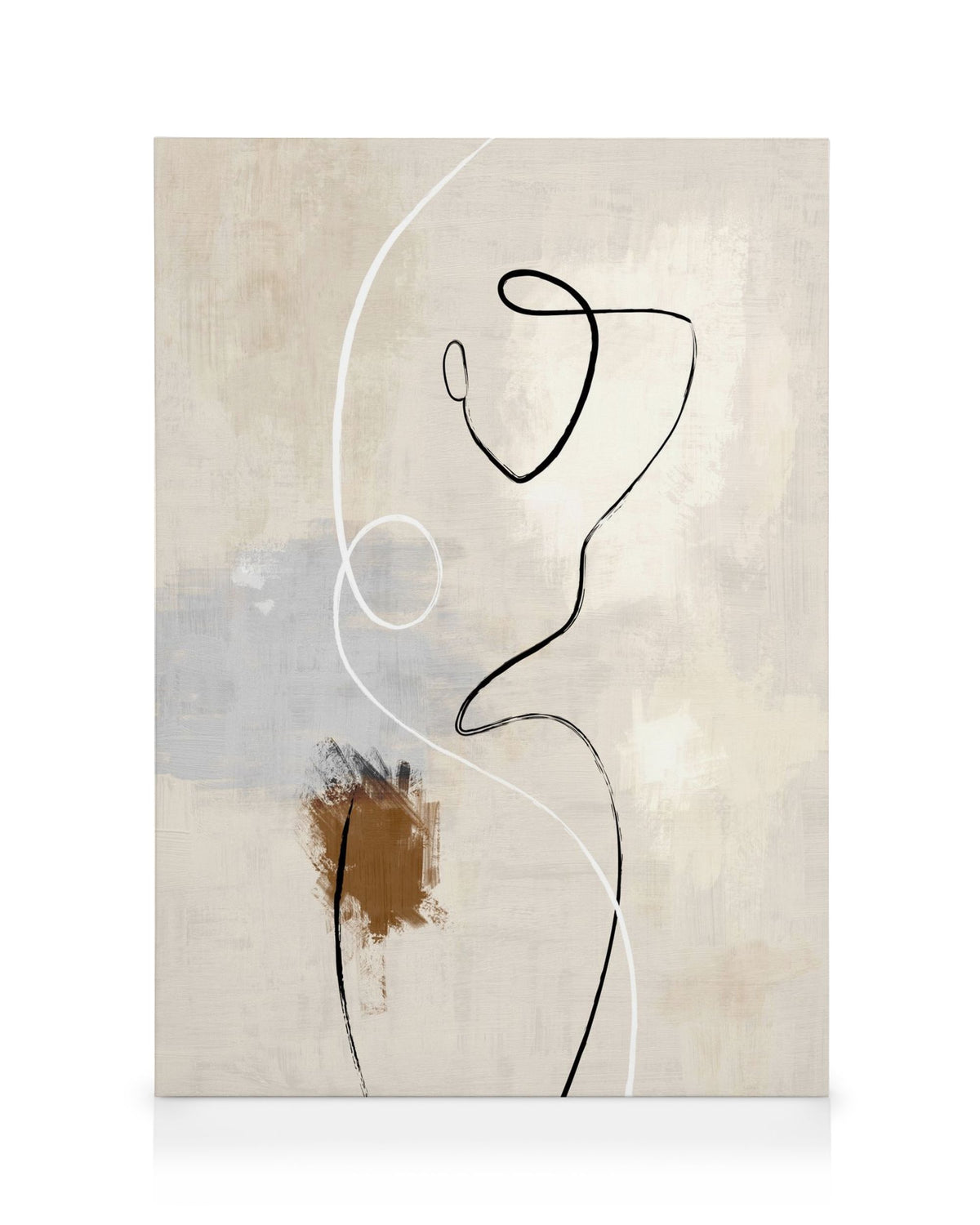 Dual Lines No2 Canvas print