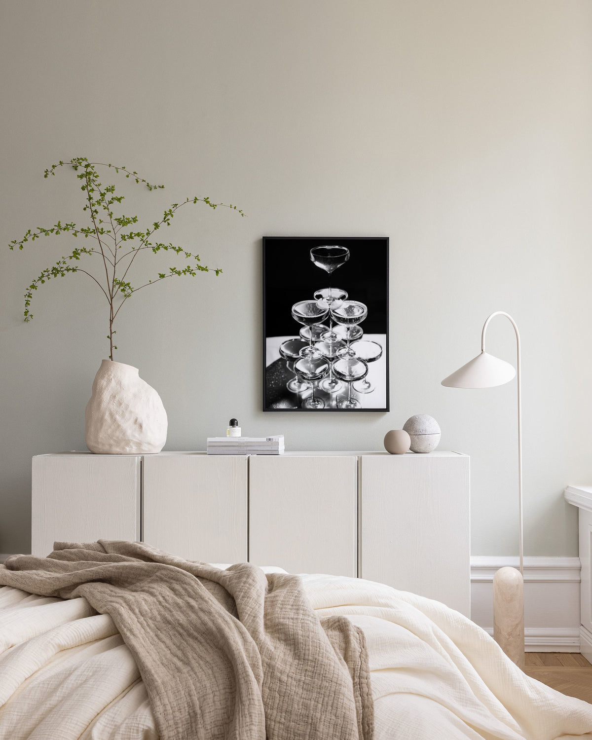 Champagne Tower Canvas print