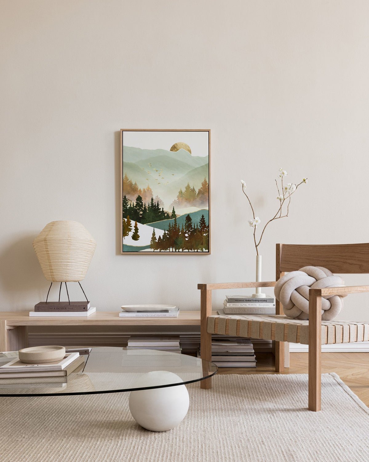 SpaceFrog Designs - Fall Morning Canvas print