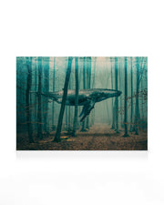 Whale in Forest Canvas print