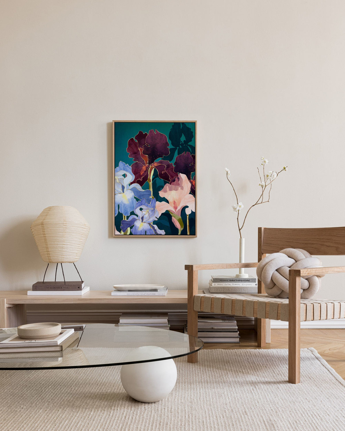 SpaceFrog Designs - Iris Abstract Canvas print