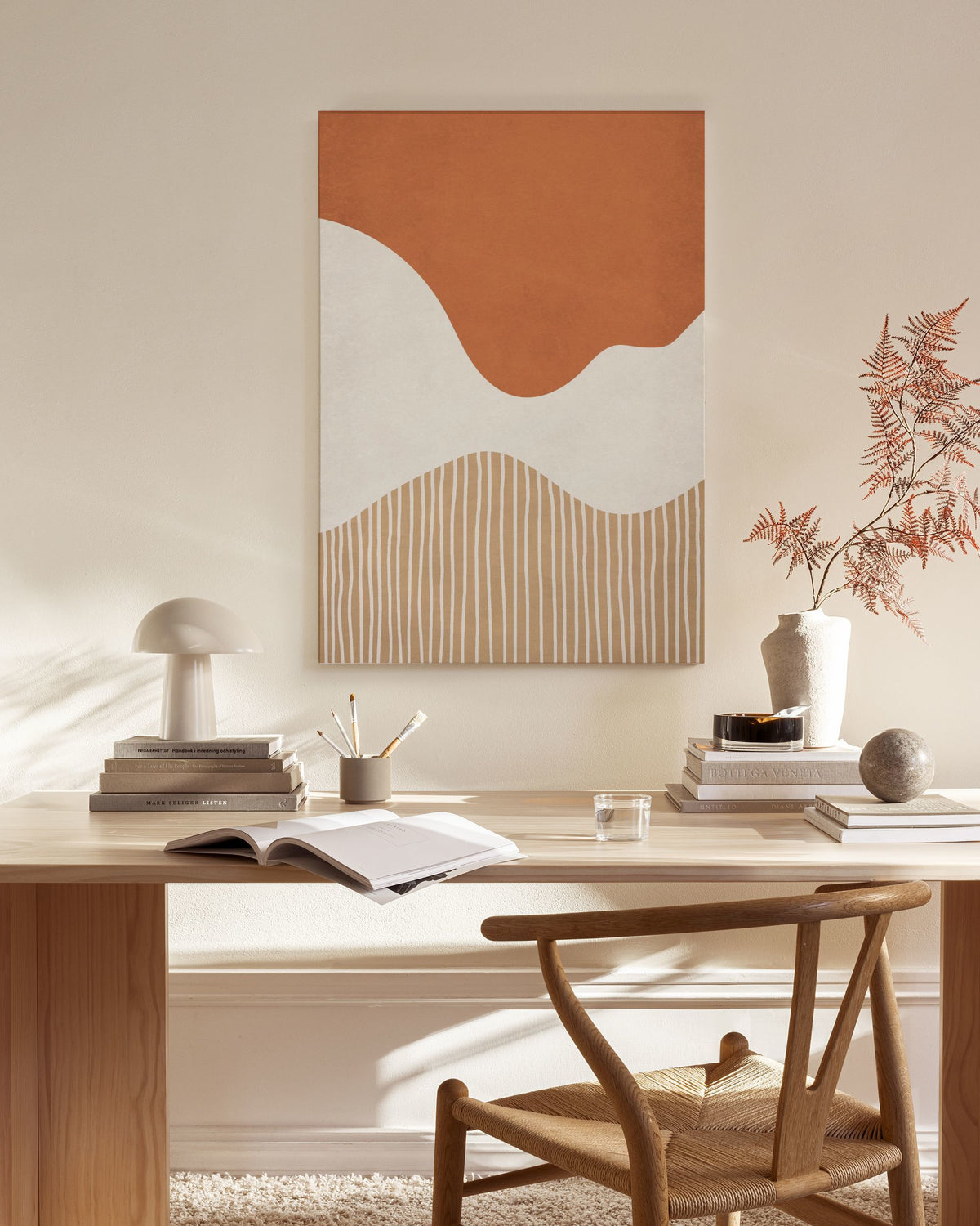 Abstract Shapes and Lines Canvas print