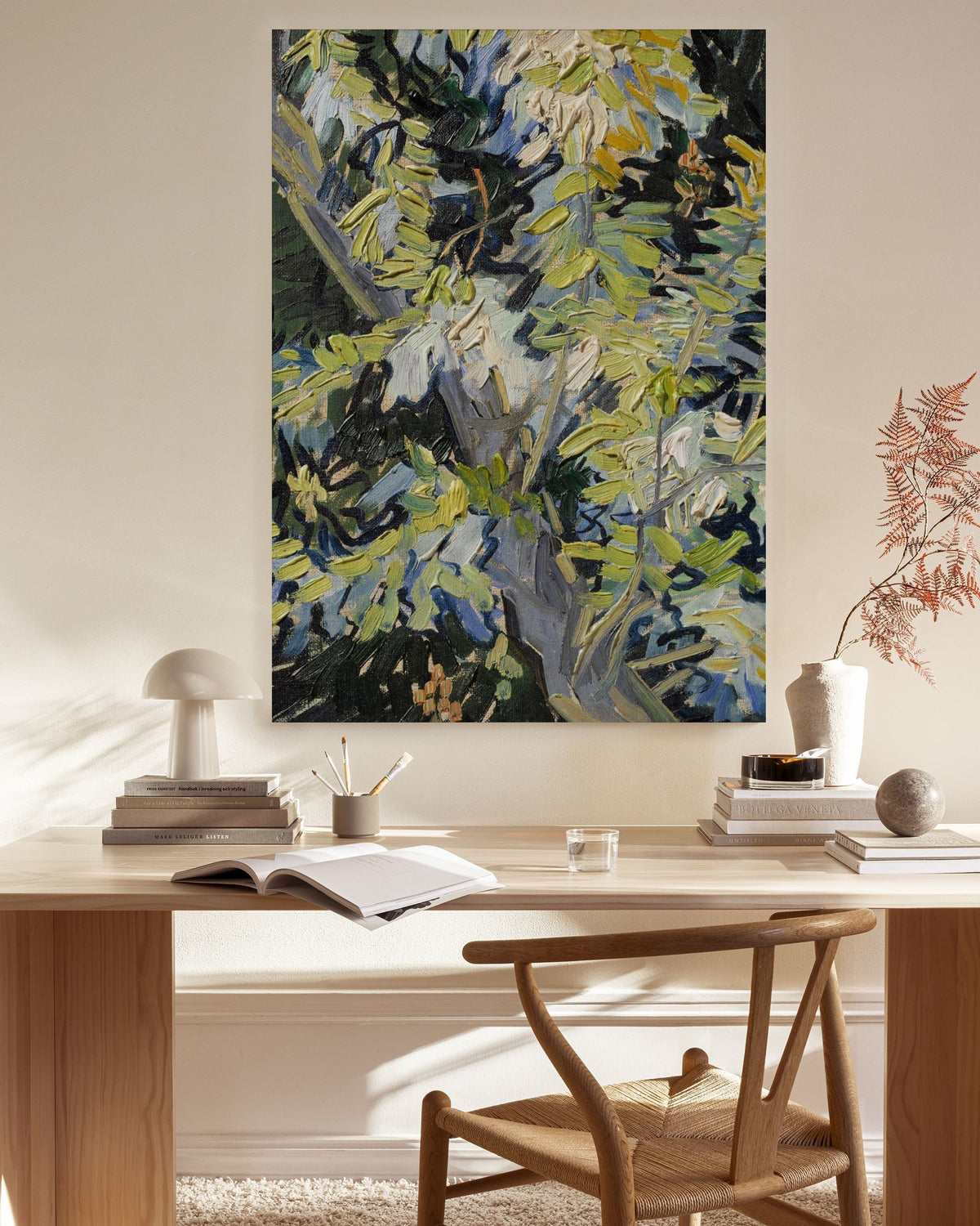 Van Gogh - Blossoming Acacia Branches Canvas print