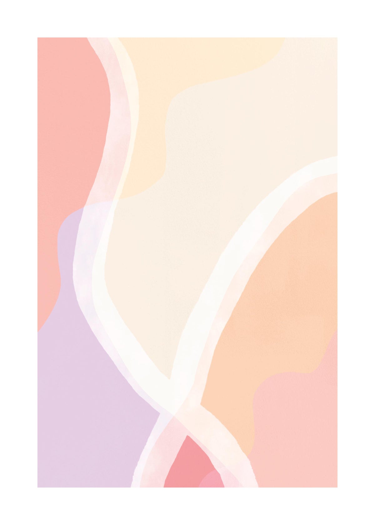 Shapes in Color No1 Print