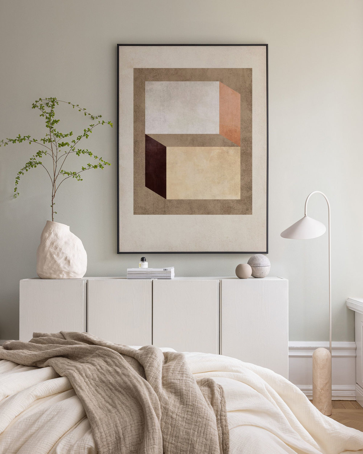 Muted Geometry Canvas print