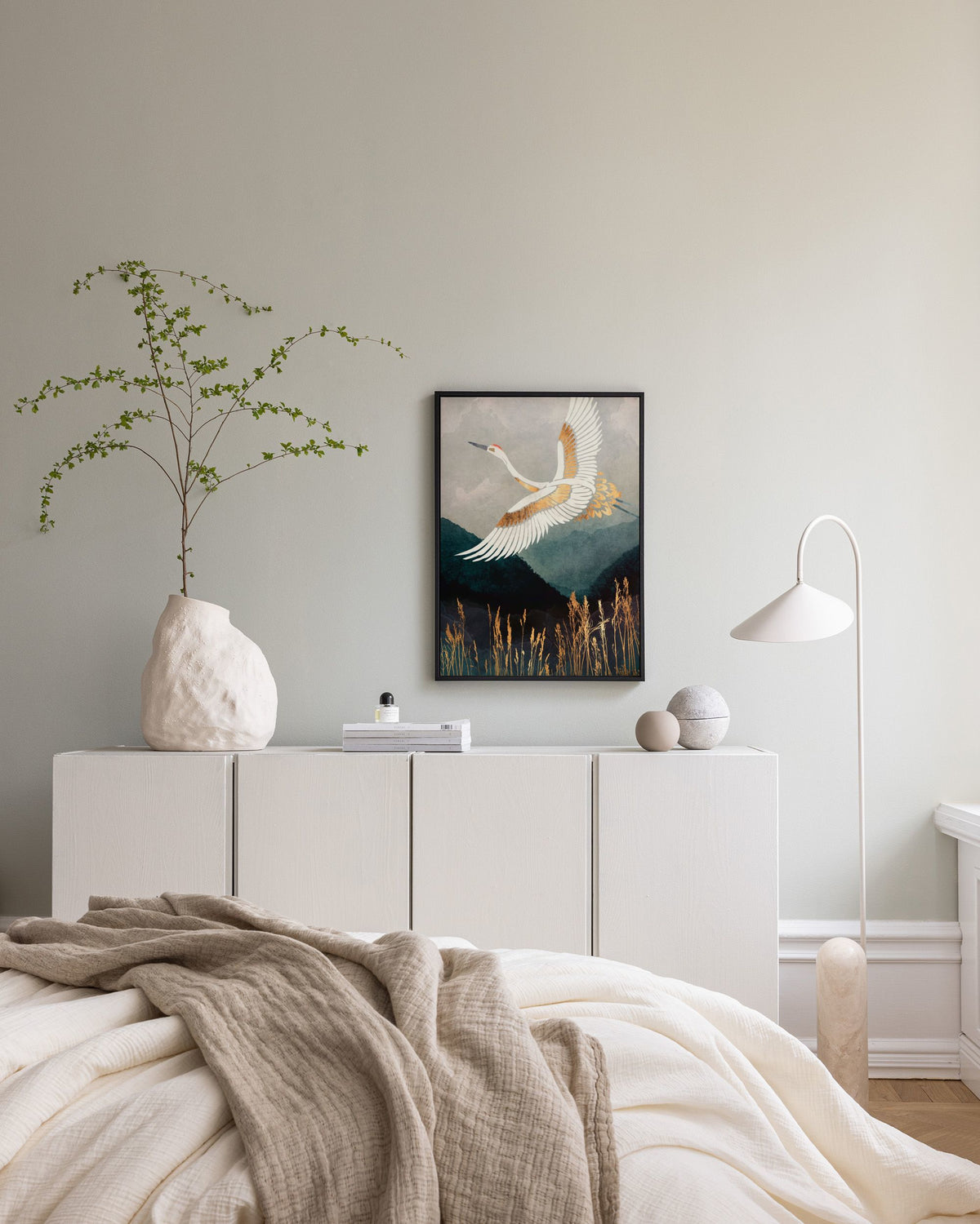 SpaceFrog Designs - Elegant Flight Canvas print