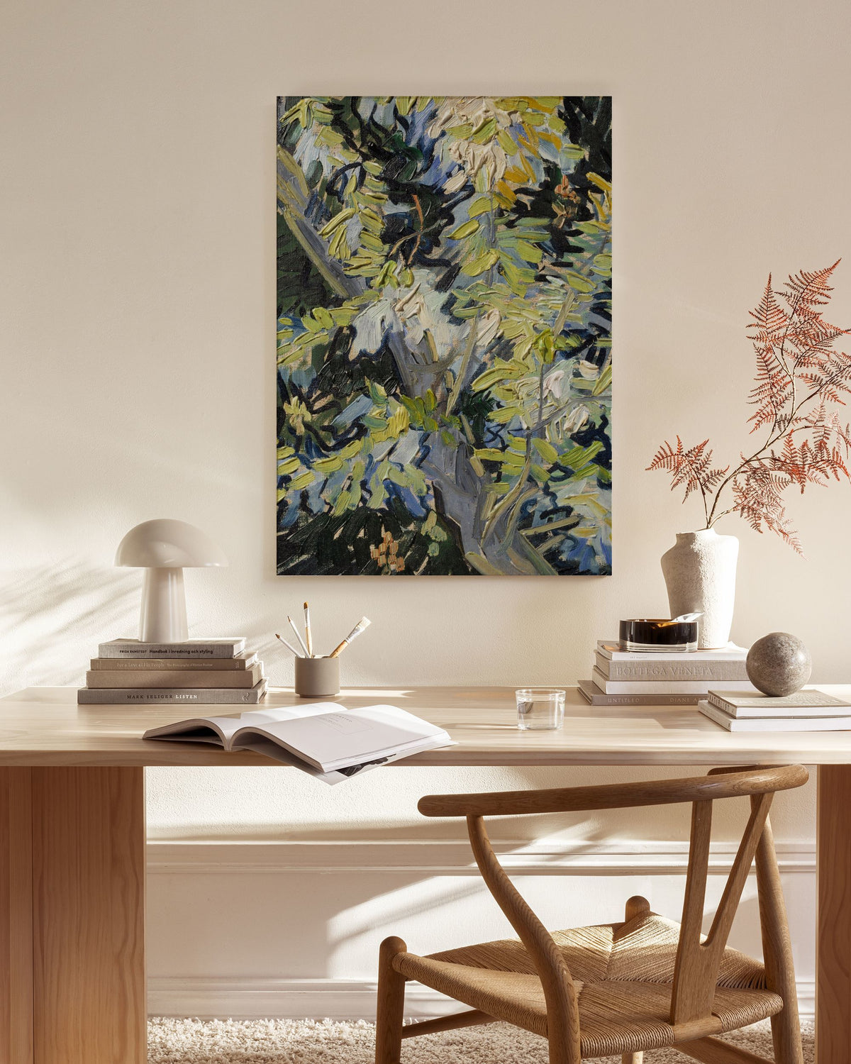 Van Gogh - Blossoming Acacia Branches Canvas print
