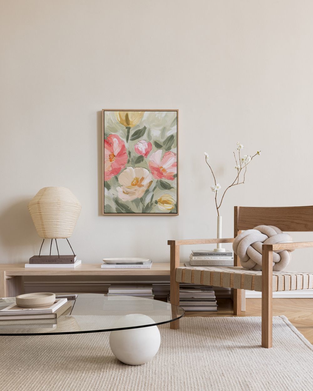 Painted Blossom No1 Canvas
