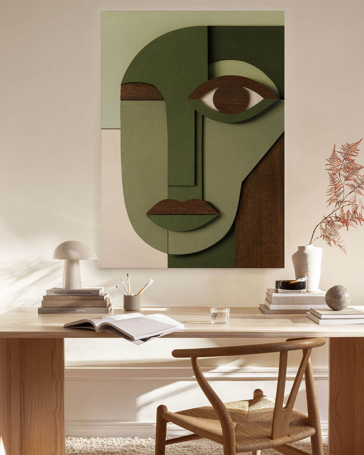 Abstract Face Canvas print