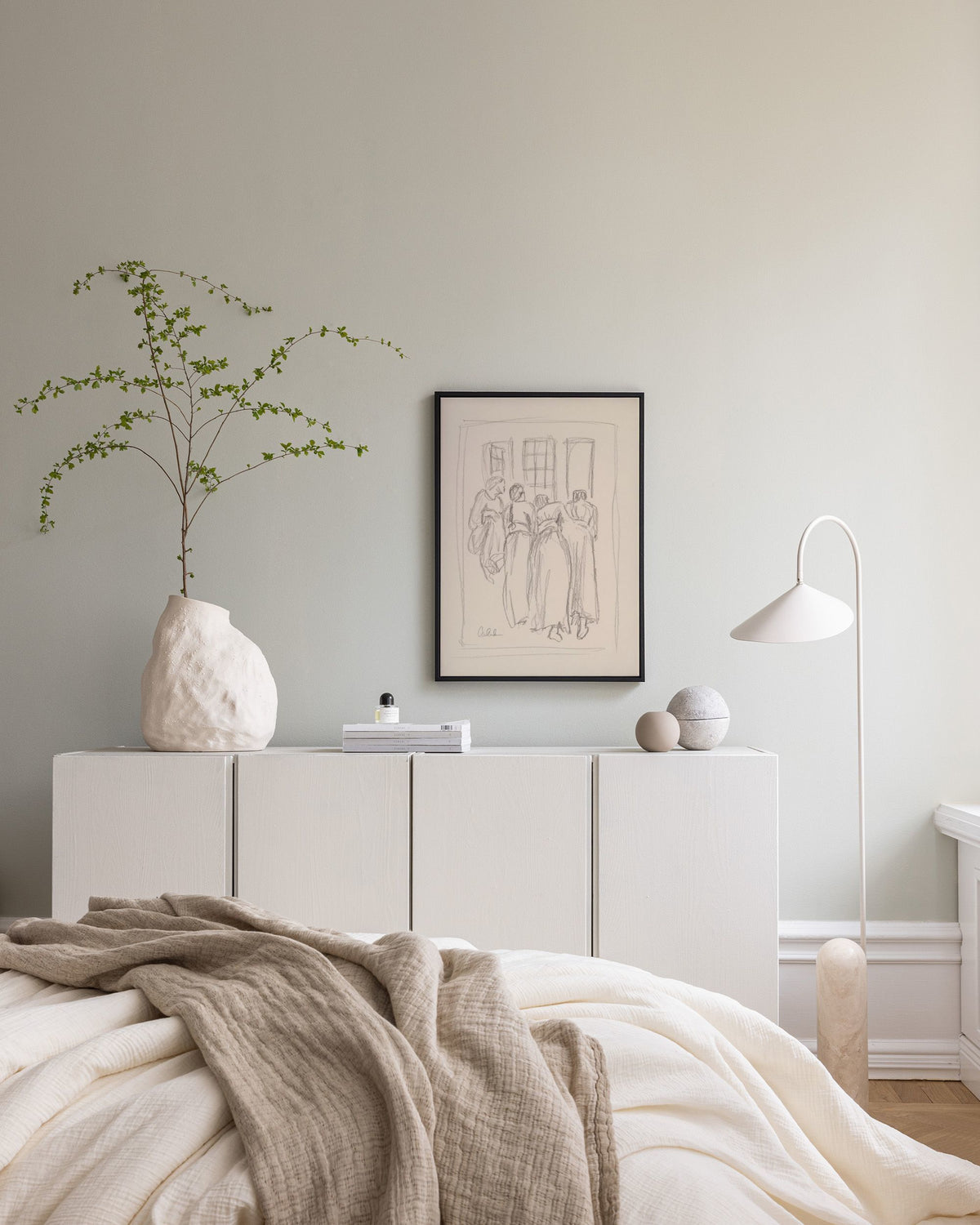 The Dreamers Sketch Canvas print