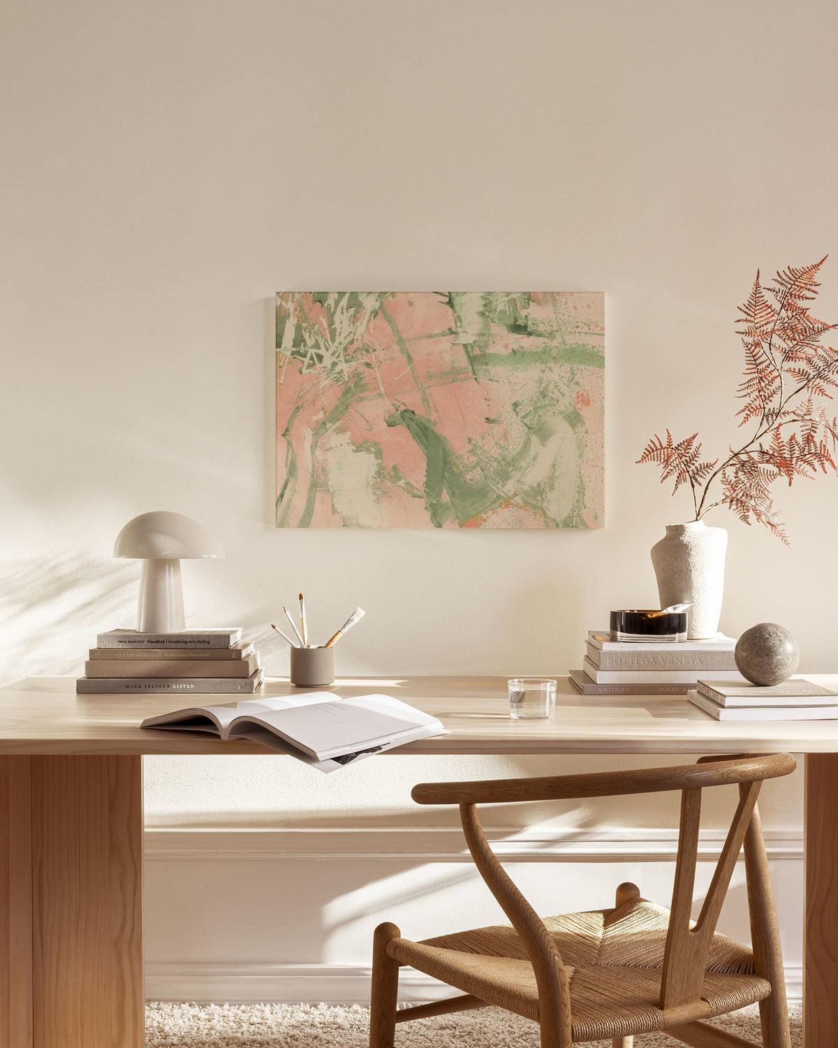 Blush Expression No2 Canvas print
