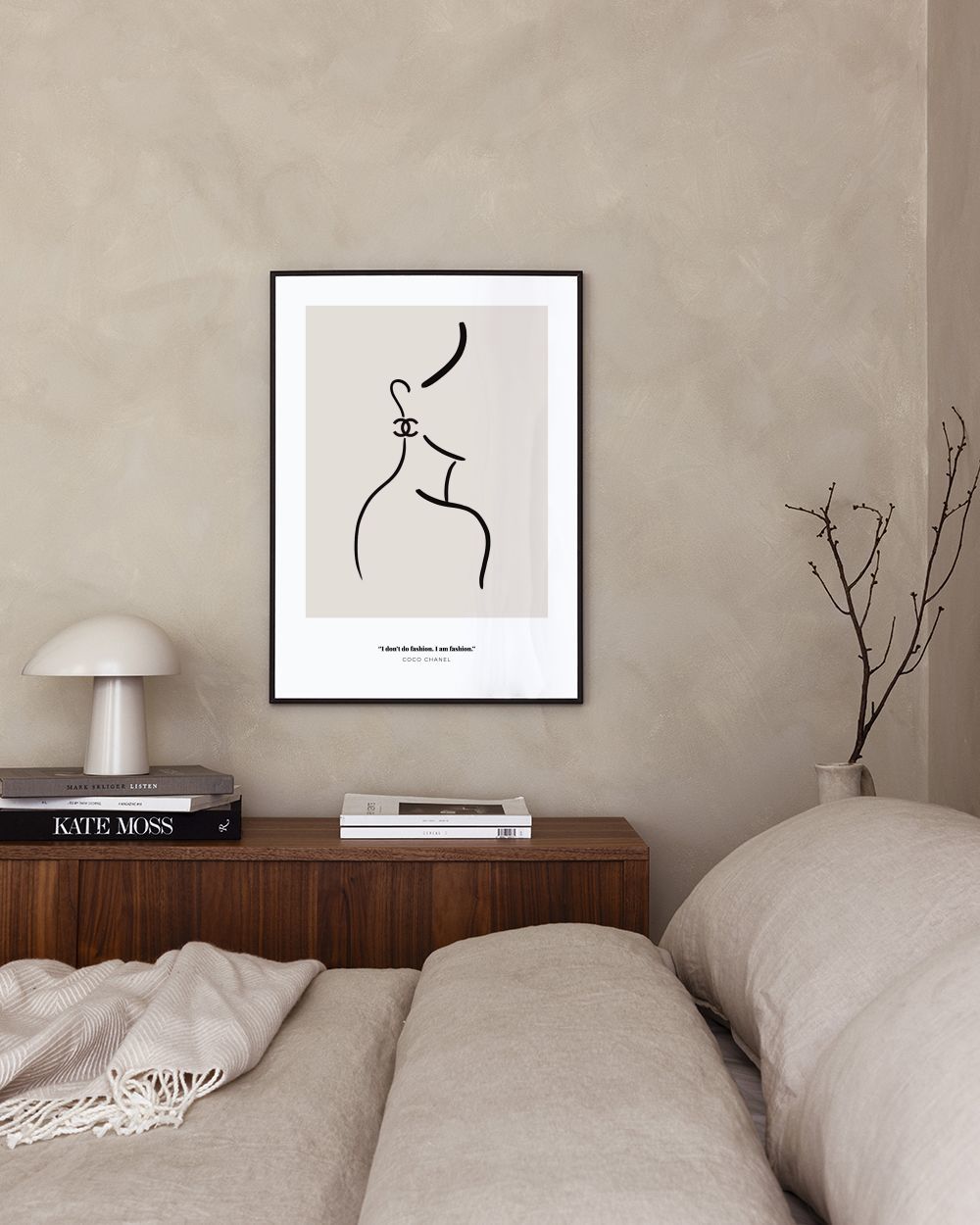 I am Fashion Illustration Print