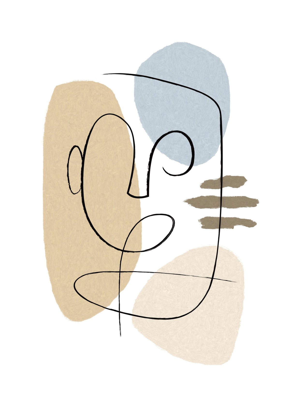 Abstract Forms No2 Print