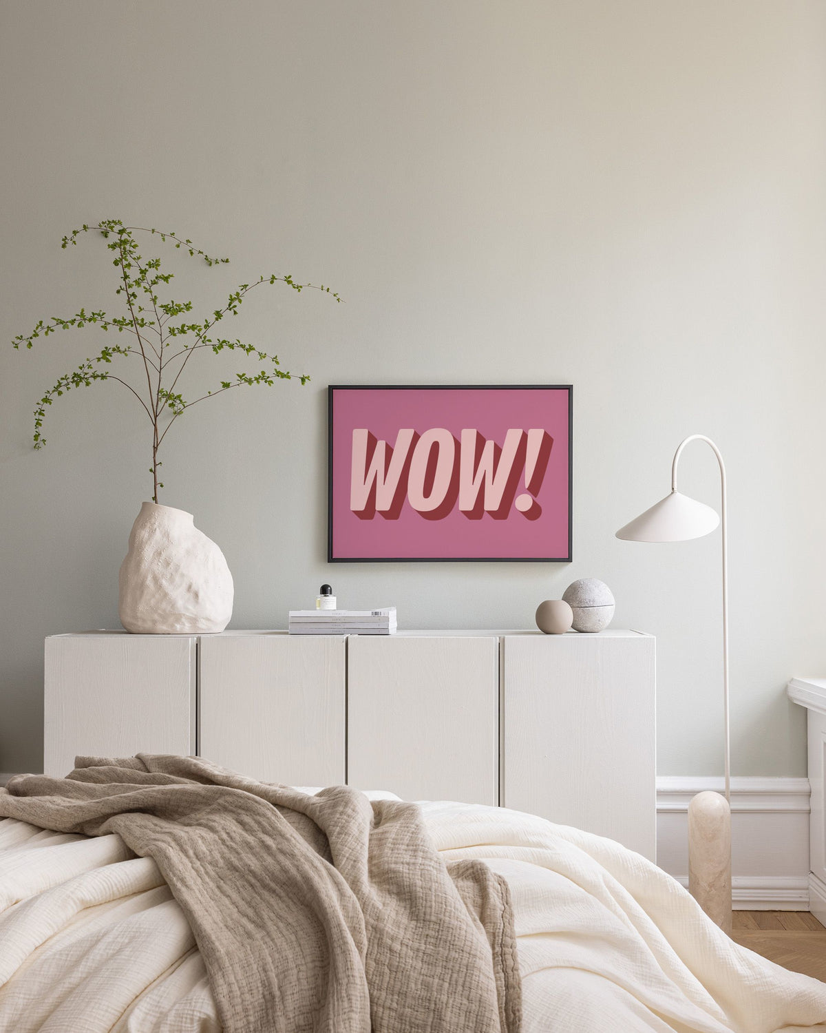Wow Canvas print