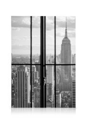 Manhattan Through a Window Canvas print