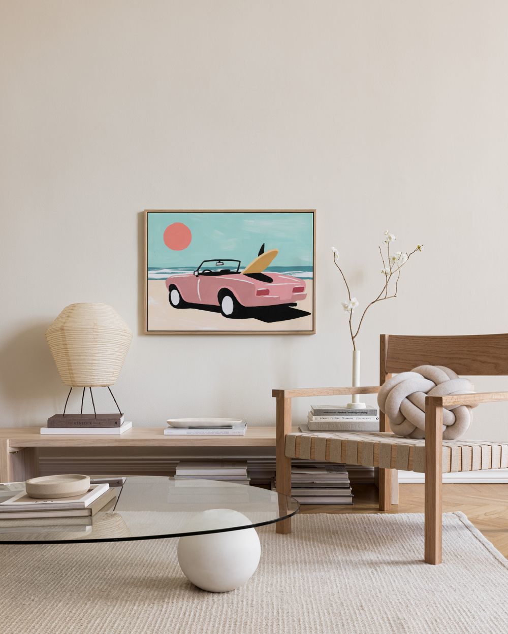 Surf Car Canvas print