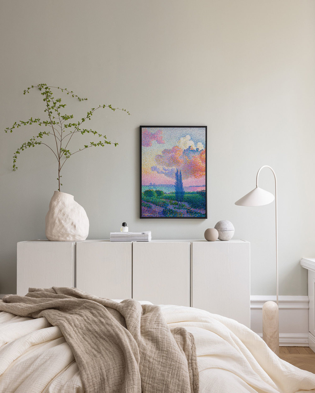 Henri-Edmond Cross - The Pink Cloud Canvas print