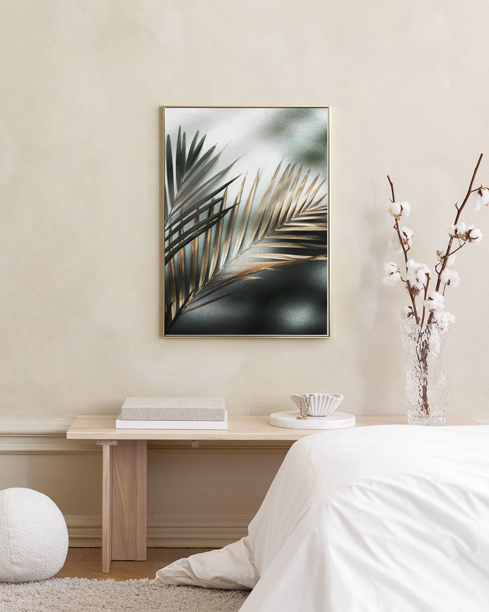 Golden Palm Print