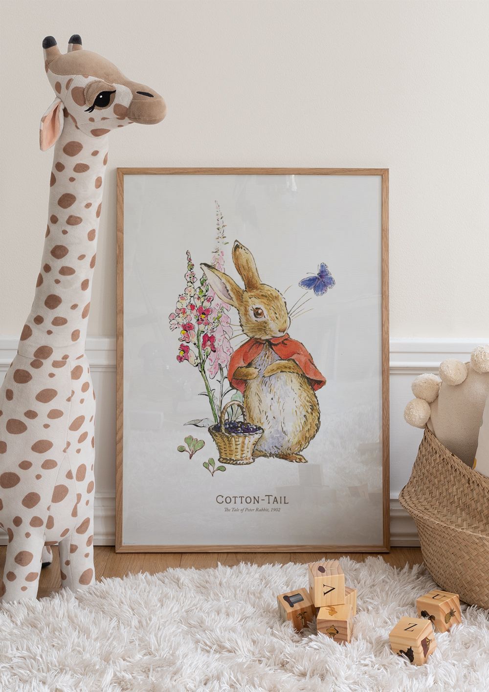 Peter Rabbit - Cotton Tail Illustration Print