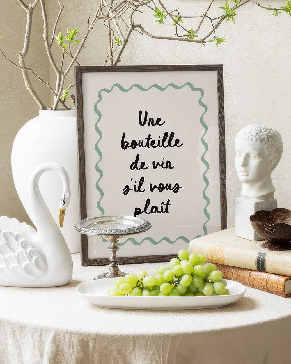 A Bottle of Wine Please Print