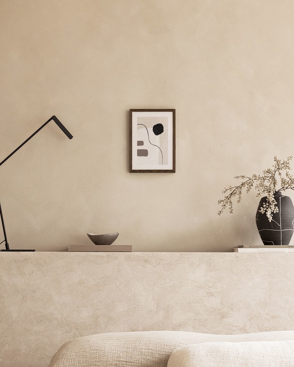Linen Shapes No2 Print