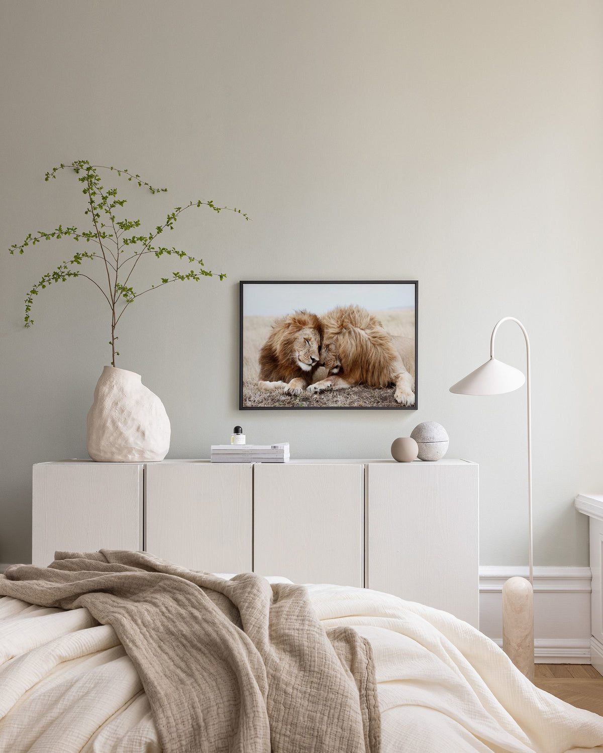 Lion Brothers Canvas print