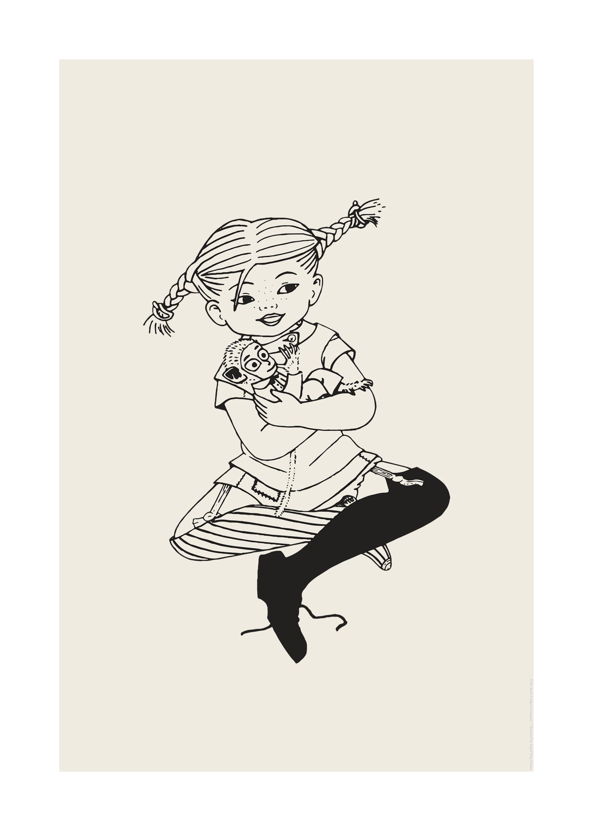 Pippi Longstocking No2 Print