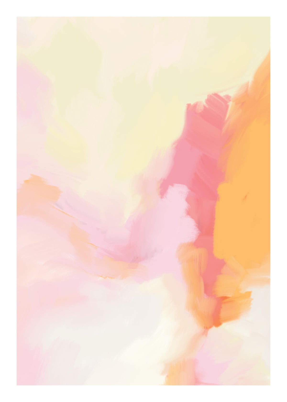 Painterly Expression No1 Print