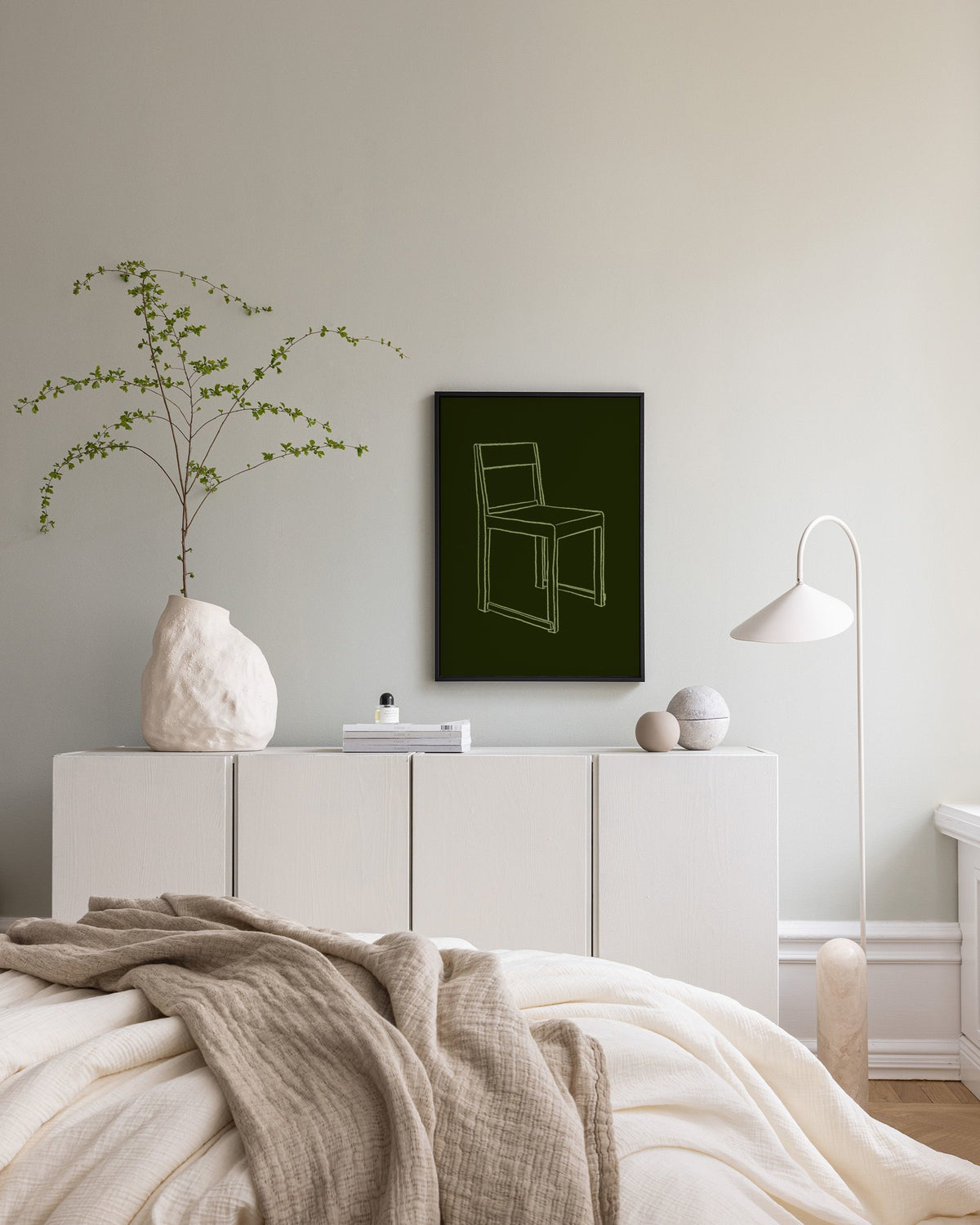 Chair Illustration Canvas print