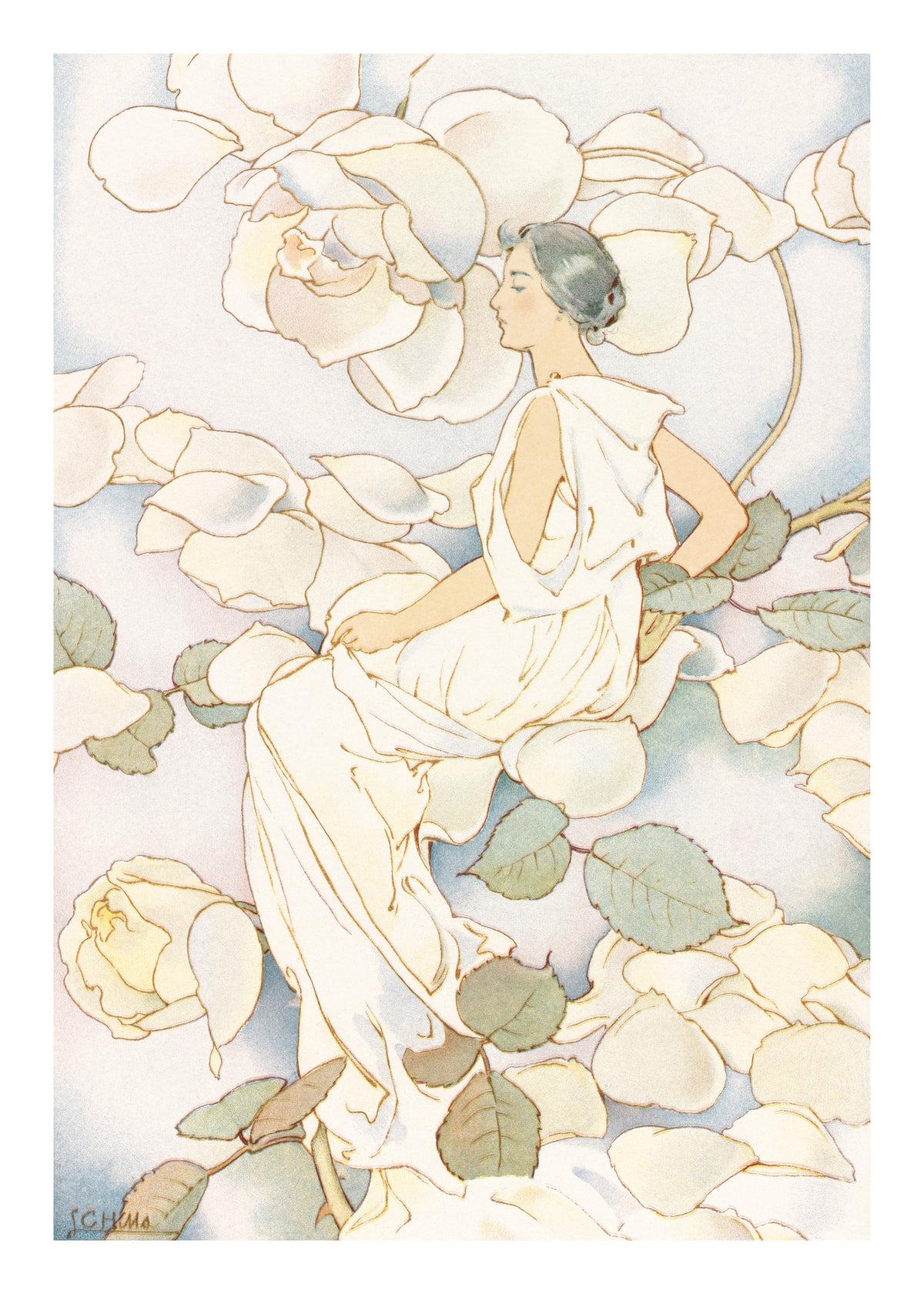 Laura Coombs Hills - Flower Fairy Print