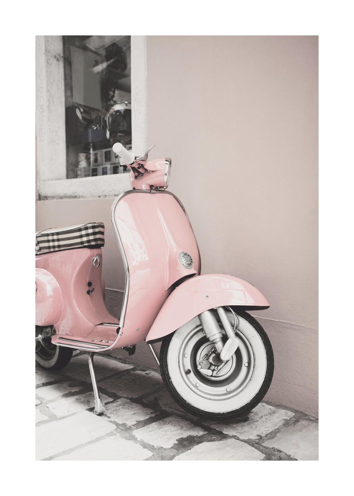 Pink Scooter Print