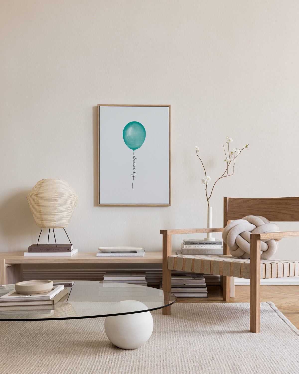 Dream Big Balloon Canvas print