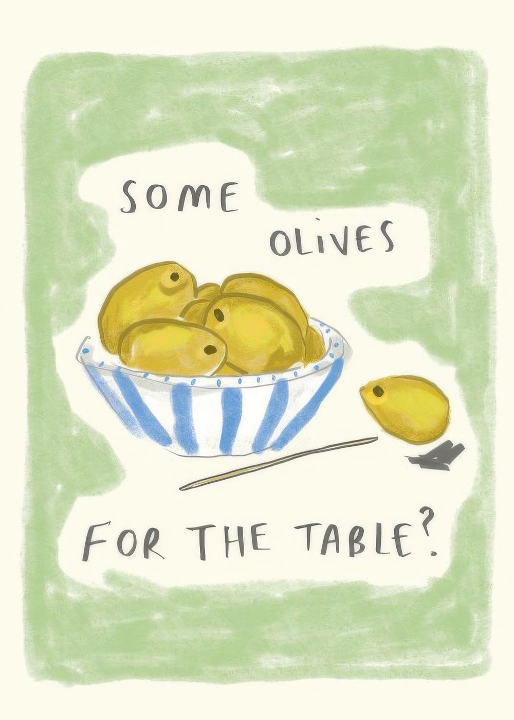 Lauren Emmett - Olives Print