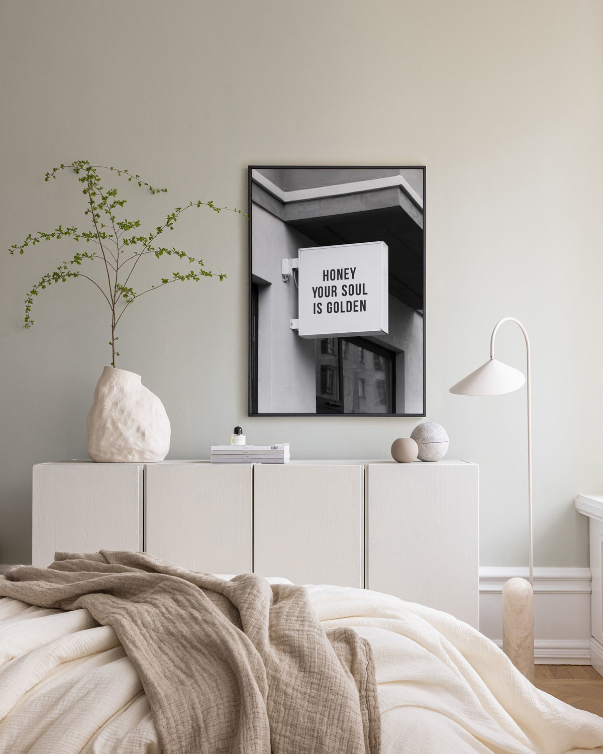 Golden Soul Sign Canvas print