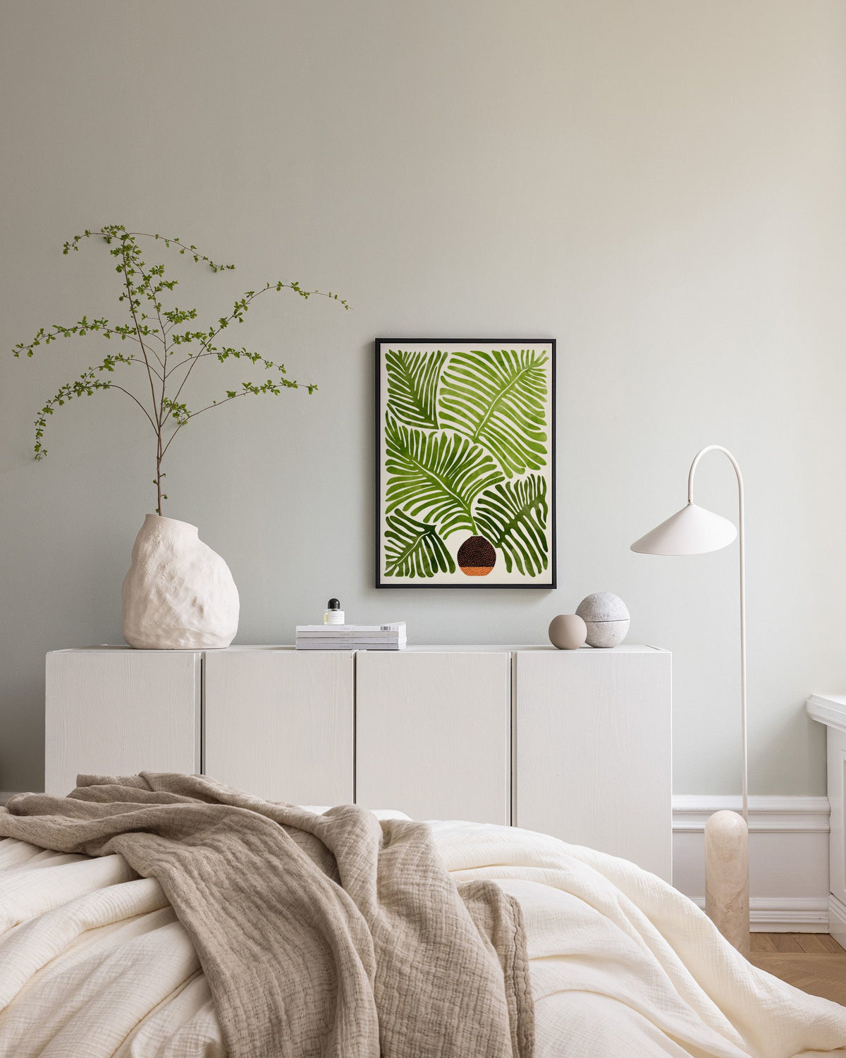 Kristian Gallagher - Summer Fern Canvas print