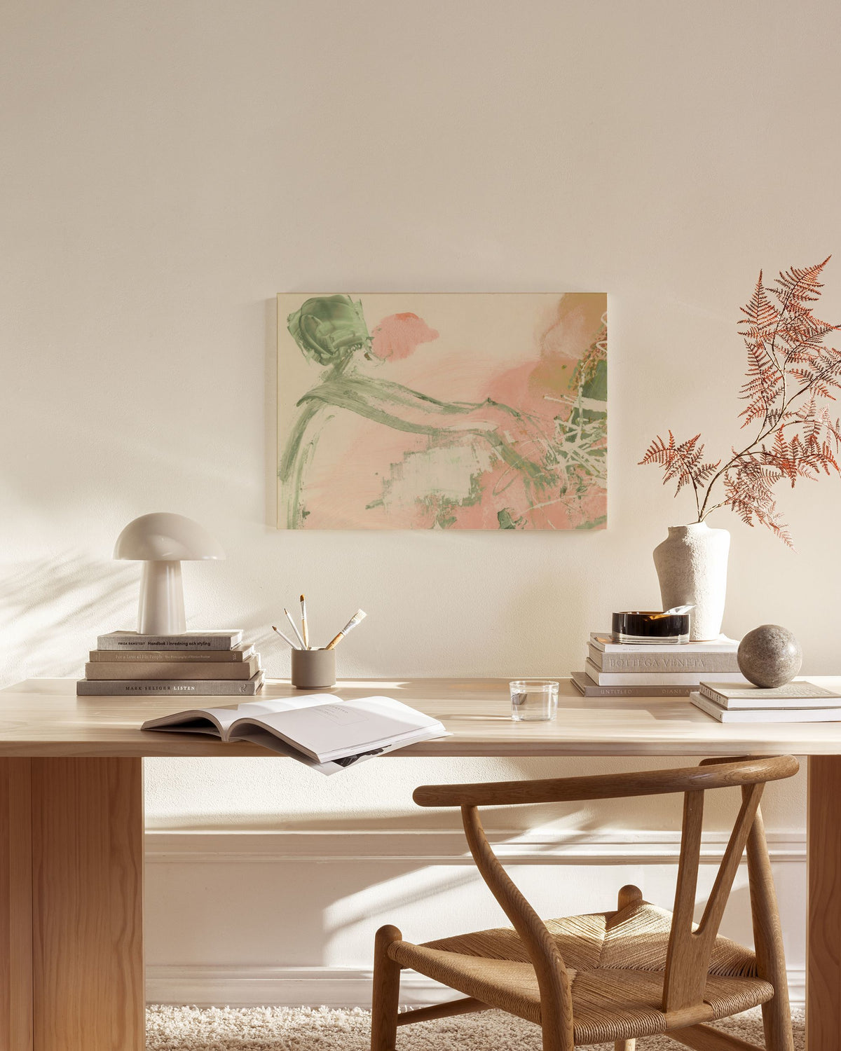 Blush Expression No1 Canvas print