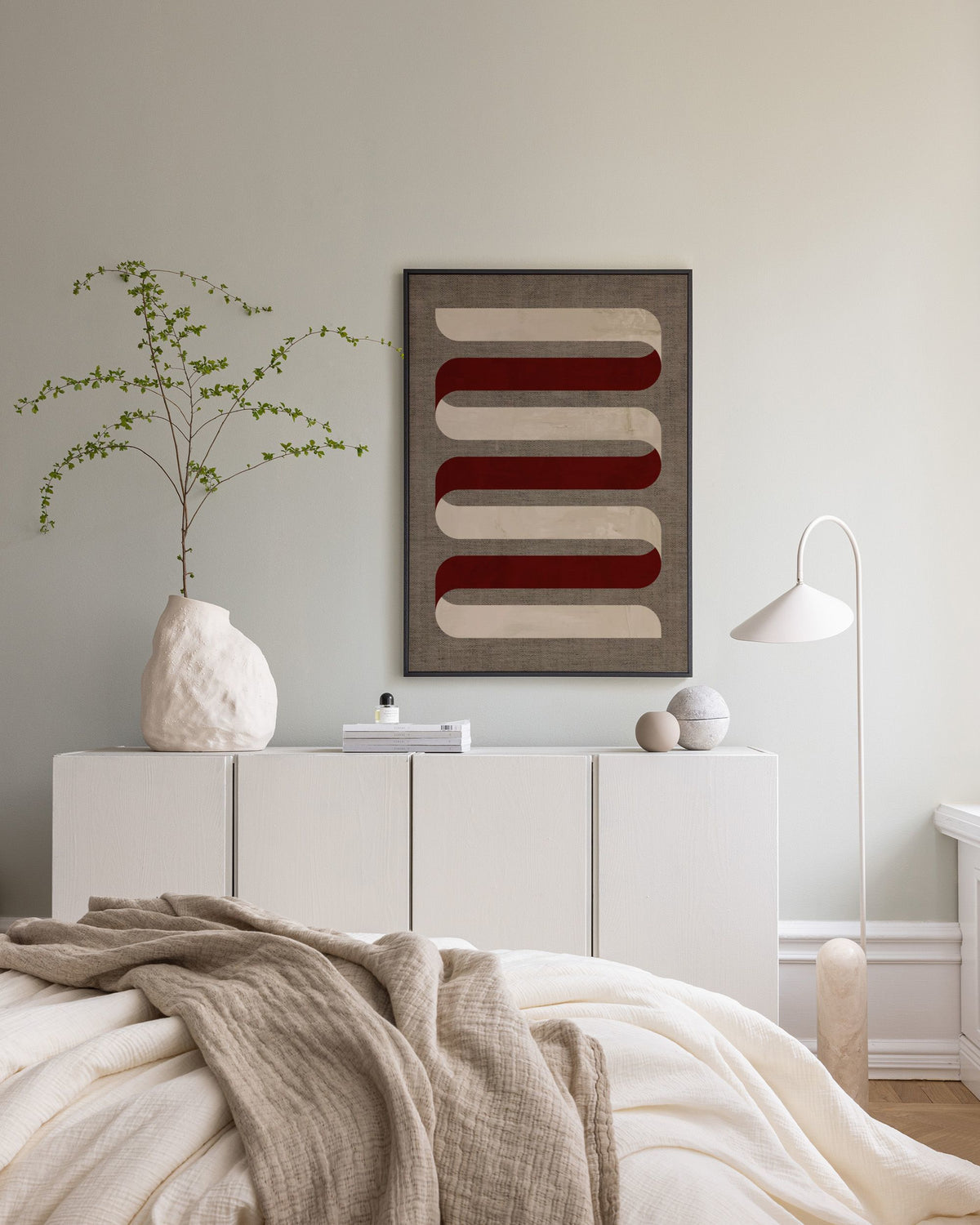 Graphic Swirl Canvas print