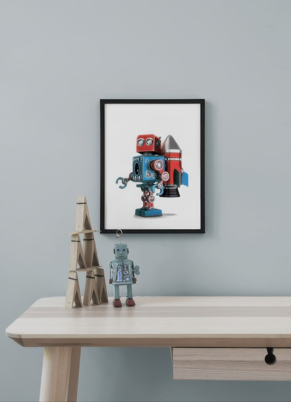 Vintage Robot Print