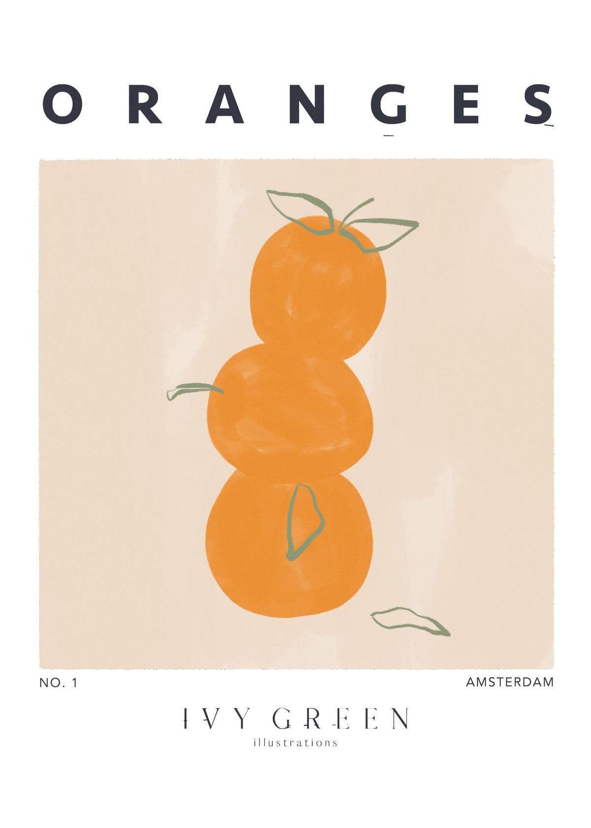 Ivy Green - Oranges Print