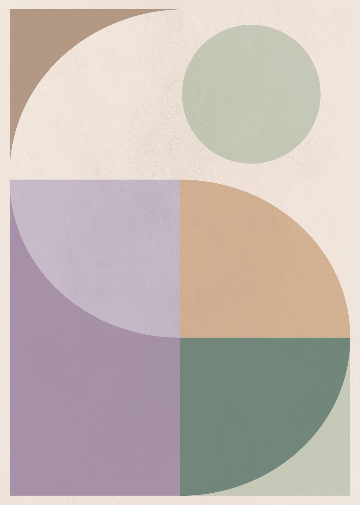 Colorful Shapes No2 Print
