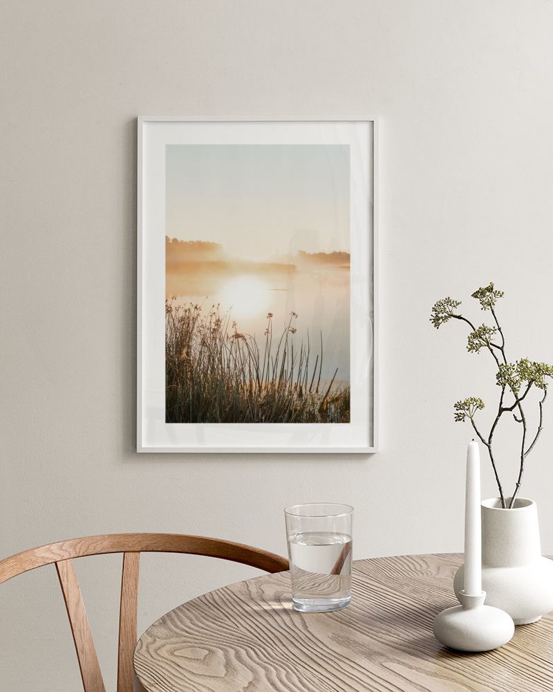 Misty Lake Print